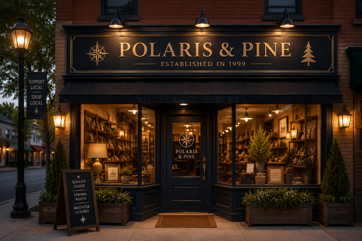 Family-Owned Business Storefront